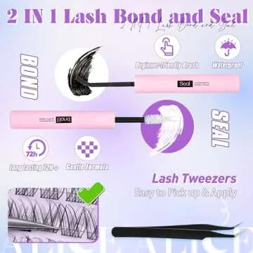 ALICE Wispy Lash Clusters Kit for Glamorous Lashes