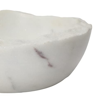 Bloomingville Marble Bowl with Raw Edge for Home Decor