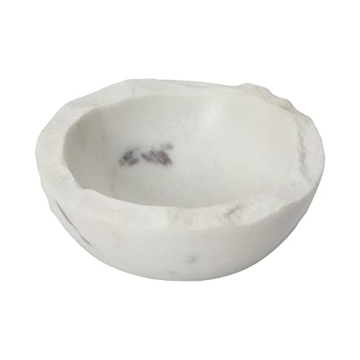 Bloomingville Marble Bowl with Raw Edge for Home Decor