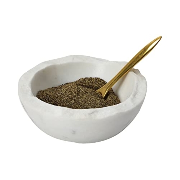 Bloomingville Marble Bowl with Raw Edge for Home Decor