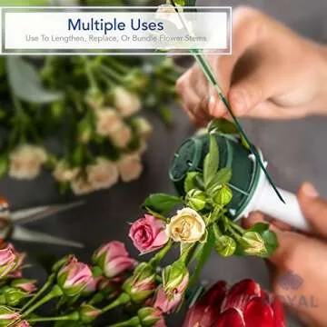 Royal Imports Green Wood Plant Stakes - 12 Inch Sturdy Picks