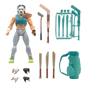 Super7 Ultimates Teenage Mutant Ninja Turtles Casey Jones - 7" TMNT Action Figure with Accessories C...