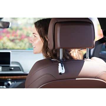 resqme, The Original Car Escape Tool, Made in USA, Emergency Seat Belt Cutter and Window Breaker, Pack of 2 - White