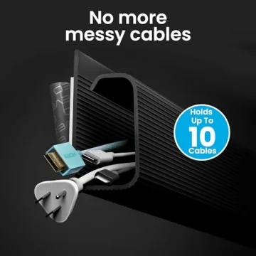 EVEO Cable Management Kit - Organize Wires Under Desk