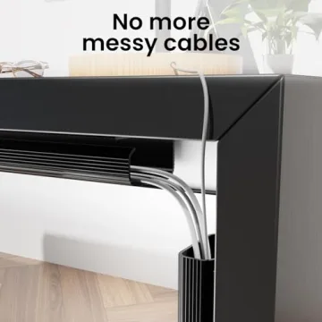 EVEO Cable Management Kit - Organize Wires Under Desk
