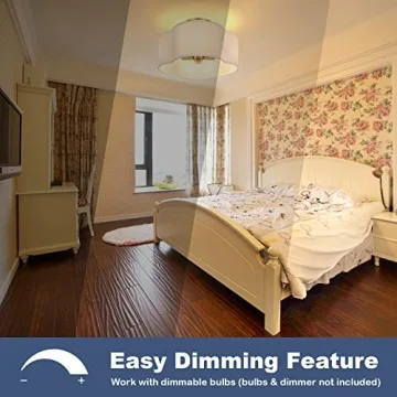 Elegant 4-Light Semi Flush Mount Ceiling Light for Home