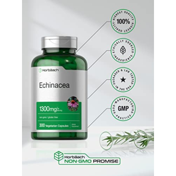Boost Immunity with Horbäach Echinacea Extract Capsules