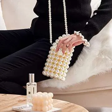 Elegant Grandxii Pearl Clutch Purse for Stylish Women