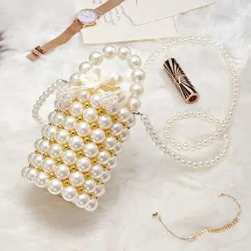 Elegant Grandxii Pearl Clutch Purse for Stylish Women