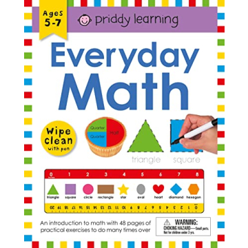 Wipe Clean Workbook: Everyday Math (enclosed spiral binding): Ages 5-7; wipe-clean with pen (Wipe Cl...