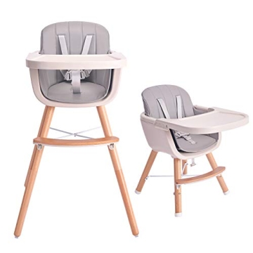 Tiny Dreny Convertible Baby Chair with Cushion | High Chair for Babies and Toddlers | 3-in-1 Baby Hi...