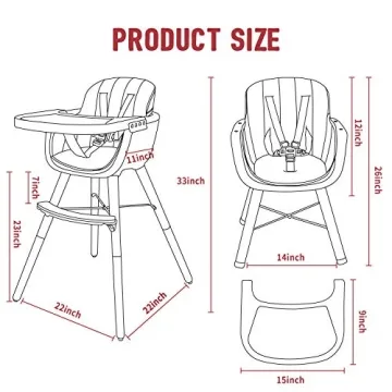 Tiny Dreny Convertible Baby Chair | Stylish & Functional