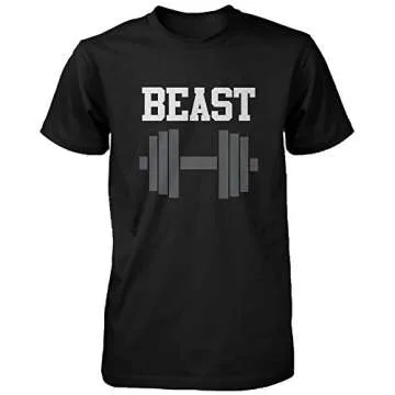 Beauty and Beast Matching Couple Tees - Cute T-Shirts