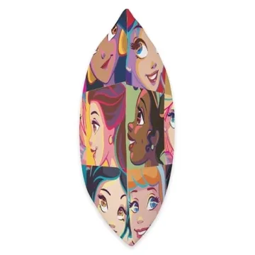 Disney Princess Pop Art Grid Throw Pillow for Home Decor