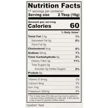 Anthony's Premium Nutritional Yeast Flakes 10 oz Non GMO