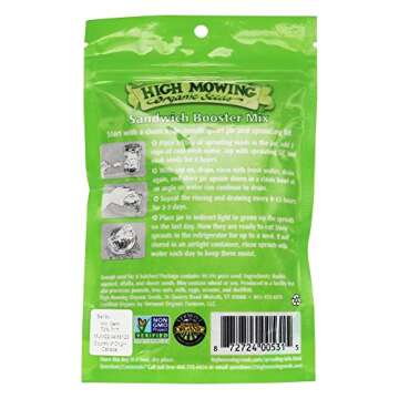 Organic Sandwich Booster Mix Sprouts, 3 OZ - Health Boosting Delights