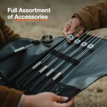 Solo Stove Mesa XL, 7 Inch Tabletop Fire Pit with Stand - Smokeless, Stainless Steel Fire Pit for Camping, Outdoor & Patio- Wood Burning or Pellet Fueled Portable Bonfire, 2.3lbs, Water