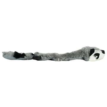 Hyper Pet Raccoon Stuffless Dog Toy - Squeaky Fun for Dogs