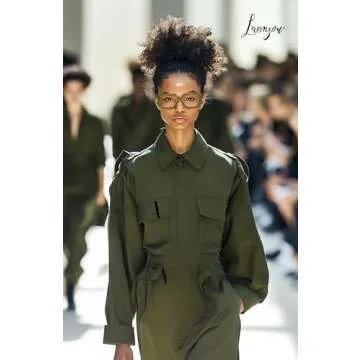 Laemzinv Oversized Square Blue Light Glasses for Women