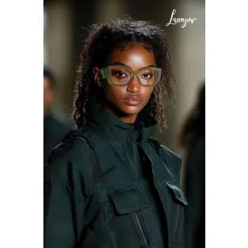 Laemzinv Oversized Square Blue Light Glasses for Women