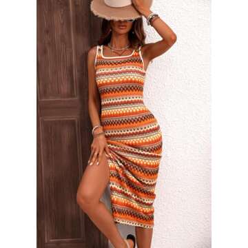 PRETTYGARDEN Tank Dress Stylish Summer Essential