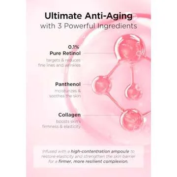 Hanskin 0.1% Pure Retinol Facial Serum for Face, Reduce Fine Lines & Wrinkles, Signs of Aging for Day & Night, Smoothing Firming Revitalizing, Animal Testing Free, Korean Skincare, 30ml/1.01 FL Oz