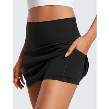 Buy CRZ YOGA High Waisted Butterluxe Skorts for Women