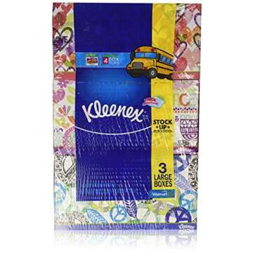 Kleenex Tissues 2-Ply 210ct Pack of 3 for Everyday Comfort