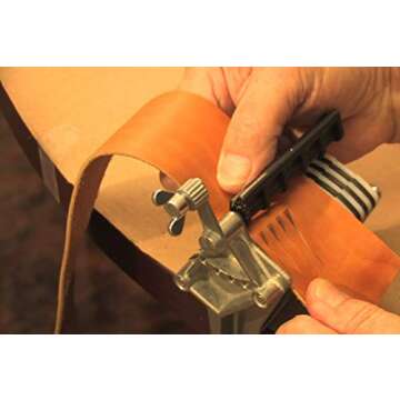 Tandy Leather Table Top Lace Cutter For Fringe Braiding Strip Belts and Lace