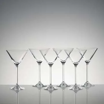 Lenox Tuscany Martini Glass Set - 6 Elegant Glasses