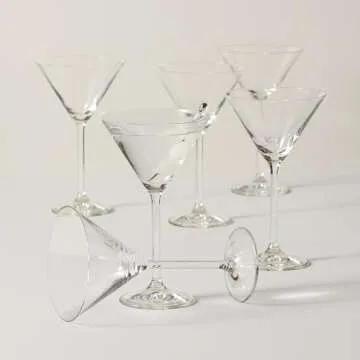 Lenox Tuscany Martini Glass Set - 6 Elegant Glasses