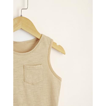 Floerns Boys 3-Pack Sleeveless Tank Tops Soft Stretchy Blue