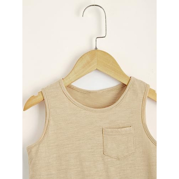 Floerns Boys 3-Pack Sleeveless Tank Tops Soft Stretchy Blue