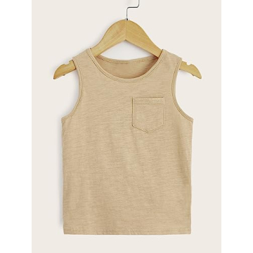 Floerns Boys 3-Pack Sleeveless Tank Tops Soft Stretchy Blue