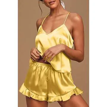 Elegant CHYRII Women's Silk Satin Pajama Set for Comfort