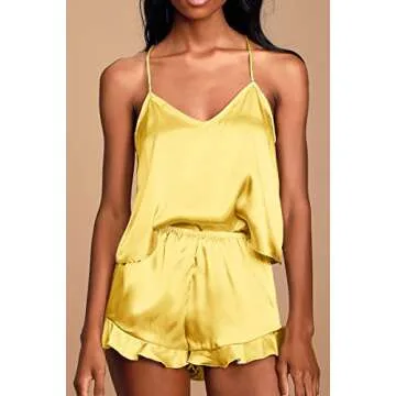 Elegant CHYRII Women's Silk Satin Pajama Set for Comfort