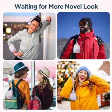 Babysun Mini Backpack Keychain Wristlet Pouch Small Change Coin Purse Cute Zipper Wallet With 3 RFID Card Slots For Women/Men Airpods Cosmetics (Pink Blue)