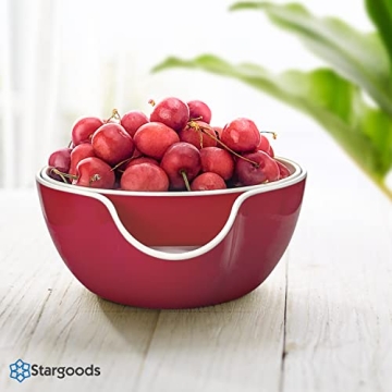 Pistachio Bowl - Unique Snack Serving Dish, Easy Clean