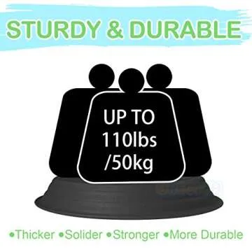 Durable GREGICH Plastic Plant Saucer Set for Houseplants