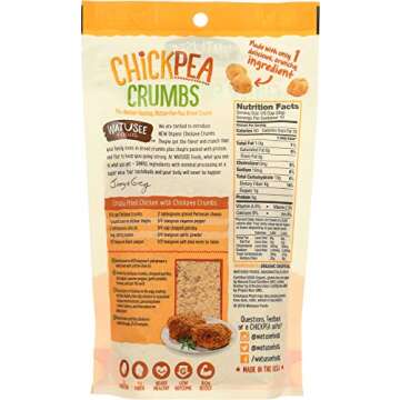 Watusee Foods Chickpea Breadcrumbs