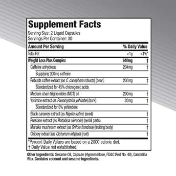 Hydroxycut Advanced - 60 Rapid-Release Liquid Capsules - Thermogenic Calorie Burn, Maximize Energy - for Women & Men