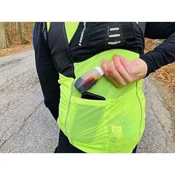 (2 Bottles) Small, Semi-Rigid, Easy-to-Clean, Refillable Gu Flask for Sports Nutrition Liquid Energy Gel Flask - Cycling Flask, Running Flask, Triathlons, Marathons. 110ml (3.5oz)