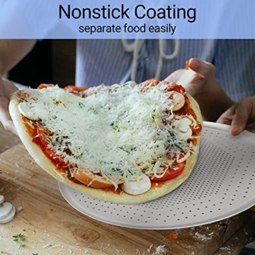 Beasea Nonstick 16 Inch Pizza Pan for Oven and Air Fryer