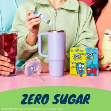 Jolly Rancher Singles To Go Powdered Drink Mix, Watermelon, 12 Boxes with 6 Packets Each - 72 Total Servings, Sugar-Free Drink Powder, Just Add Water, 0.66 Ounce (Pack of 12)