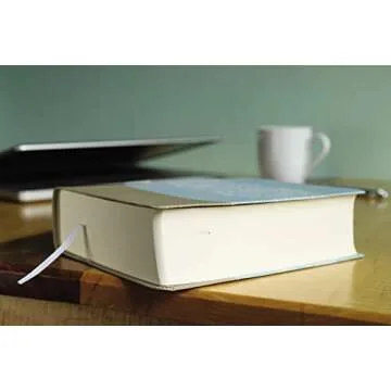 NIV, Journal the Word Bible, Large Print, Leathersoft, Teal/Tan: Reflect, Journal, or Create Art Next to Your Favorite Verses