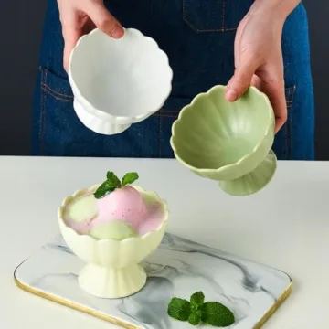 WAIT FLY Macaron Color Dessert Bowl - Elegant & Functional