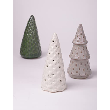 Elegant HAUCOZE Christmas Tree Statue Set Perfect for Gifting