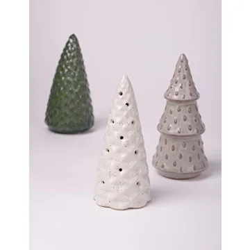 Elegant HAUCOZE Christmas Tree Statue Set Perfect for Gifting