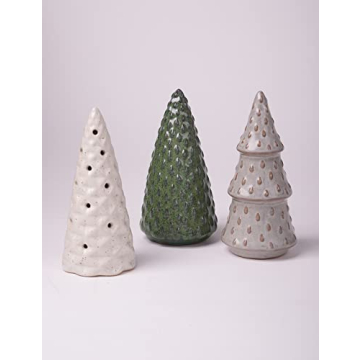 Elegant HAUCOZE Christmas Tree Statue Set Perfect for Gifting