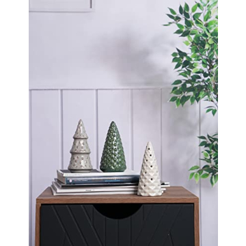 Elegant HAUCOZE Christmas Tree Statue Set Perfect for Gifting